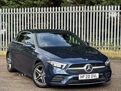 Blue Used 2020 Mercedes A200 AMG line Hatchback | £18,795 (Fair price)
