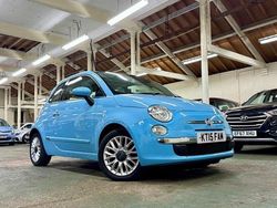 Blue Used 2015 Fiat 500 Lounge Hatchback | £3,994 (Super price)
