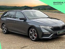 Quartz grey metallic Used 2021 Skoda Octavia vRS Estate | £25,400 (Expensive)