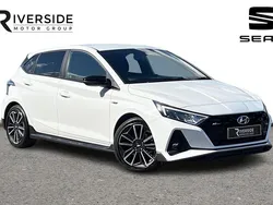 White Used 2021 Hyundai i20 N Line Hatchback | £12,490 (Fair price)