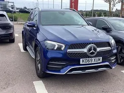 Blue Used 2020 Mercedes GLE300 AMG Line Premium SUV | £38,000 (Fair price)