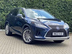 Blue Used 2022 Lexus RX450h SUV | £35,299 (A bit pricey)