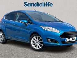 Blue Used 2017 Ford Fiesta Titanium Hatchback | £5,650 (Good price)