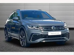 Dolphin grey Used 2021 VW Tiguan R-line SUV | £26,995 (Fair price)