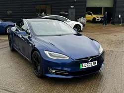 Blue Used 2020 Tesla Model S Long Range Sedan | £27,495 (Fair price)