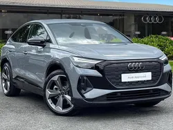 Grey Used 2025 Audi Q4 Sportback e-tron Black Edition SUV | £39,950 (Fair price)