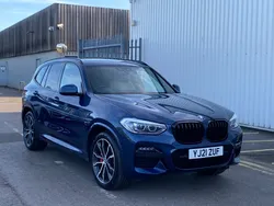 Blue Used 2021 BMW X3 M Sport SUV | £34,400