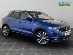 Blue Used 2019 VW T-Roc R-line SUV | £17,995 (Fair price)