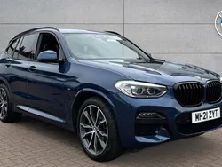 Blue Used 2021 BMW X3 M Sport SUV | £33,930 (Good price)