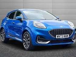 Desert island blue Used 2023 Ford Puma Gen-E ST-Line Hatchback | £17,895