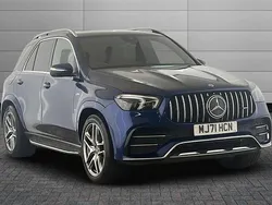 Brilliant blue Used 2021 Mercedes GLE53 AMG Premium Estate | £49,995