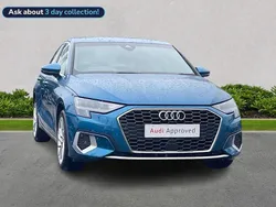 Blue Used 2022 Audi A3 Sport Sedan | £18,523 (Fair price)