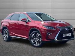 Mesa red Used 2018 Lexus RX450h SUV | £29,491 (Expensive)