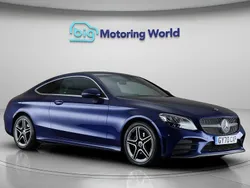 Blue Used 2020 Mercedes C200 AMG line Coupe | £18,200 (Fair price)