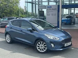Chrome blue Used 2020 Ford Fiesta Titanium Hatchback | £9,991 (Good price)
