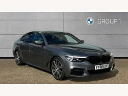 Blue Used 2018 BMW 530 M Sport Sedan | £22,995 (Fair price)
