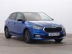 Race blue metallic black magic pearl effect Used 2025 Skoda Fabia Colour Edition Hatchback | £17,995 (A bit pricey)