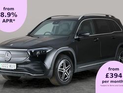 Black Used 2022 Mercedes EQB350 AMG line SUV | £26,856 (Fair price)