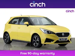Yellow Used 2020 MG MG3 Exclusive Hatchback | £9,449 (Fair price)