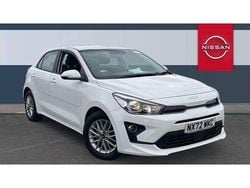 White Used 2022 Kia Rio 2 Hatchback | £13,083 (Fair price)