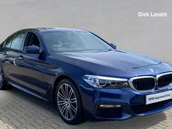 Blue Used 2018 BMW 530e iPerformance Sedan | £15,777 (Fair price)