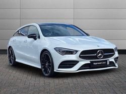 White Used 2023 Mercedes CLA220 Shooting Brake AMG Line Premium Plus Estate | £28,490 (Fair price)