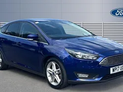 Blue Used 2017 Ford Focus Zetec Hatchback | £5,895 (Fair price)