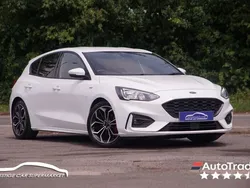 White Used 2018 Ford Focus ST-Line X Hatchback | £14,399 (Fair price)