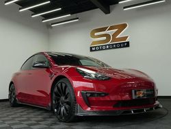 Red Used 2020 Tesla Model 3 Long Range AWD Sedan | £20,495 (Expensive)