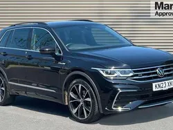 Black Used 2023 VW Tiguan R-line SUV | £27,497 (Fair price)