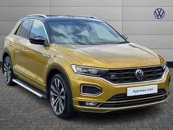 Yellow Used 2021 VW T-Roc R-line SUV | £21,288 (Good price)
