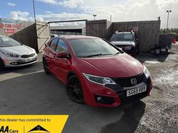 Red Used 2015 Honda Civic Sport Hatchback | £5,495 (Fair price)