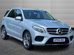Iridium silver Used 2016 Mercedes GLE350 AMG line Estate | £21,595 (Fair price)