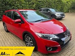 Red Used 2016 Honda Civic SE Plus Estate | £6,195 (Fair price)