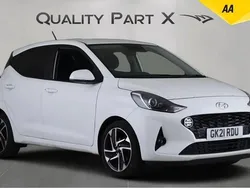 White Used 2021 Hyundai i10 Premium Hatchback | £11,280 (Fair price)