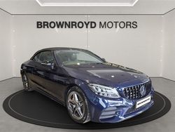 Blue Used 2019 Mercedes C220 AMG line Cabriolet | £17,990 (Good price)