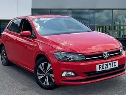 Red Used 2021 VW Polo Match Hatchback | £13,562 (Fair price)