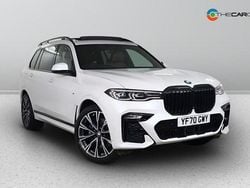 White Used 2020 BMW X7 M Sport SUV | £53,975 (Fair price)