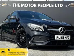 Black Used 2019 Mercedes CLA220 AMG line Sedan | £16,995 (Fair price)
