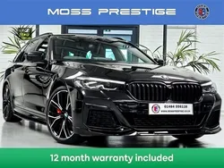 Black Used 2021 BMW 520 M Sport Estate | £20,995 (Good price)