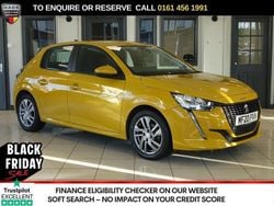 Yellow Used 2020 Peugeot 208 Active Premium Hatchback | £11,240 (Fair price)