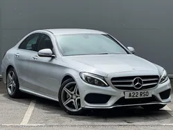 Silver Used 2017 Mercedes C220 AMG line Sedan | £14,495 (A bit pricey)