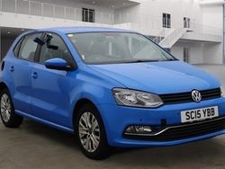 Blue Used 2015 VW Polo SE Hatchback | £5,995 (Good price)