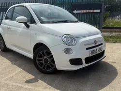 White Used 2015 Fiat 500 Lounge Hatchback | £3,995 (Fair price)