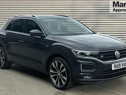 Grey Used 2019 VW T-Roc R-line SUV | £18,277 (Fair price)