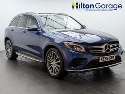 Blue Used 2017 Mercedes GLC220 AMG Line Premium Estate | £17,550 (Fair price)