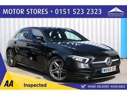 Black Used 2018 Mercedes A180 AMG line Hatchback | £13,395 (Fair price)