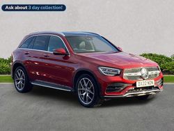 Red Used 2022 Mercedes GLC300 AMG Line Premium Estate | £34,251 (A bit pricey)