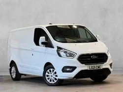 White Used 2021 Ford Transit Custom Limited Van | £18,990 (Fair price)