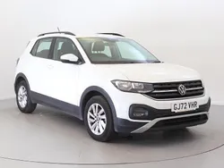 White Used 2022 VW T-Cross Edition SUV | £15,495 (Fair price)
